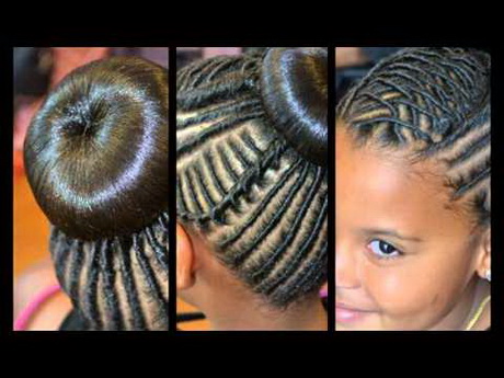 Black kids braided hairstyles
