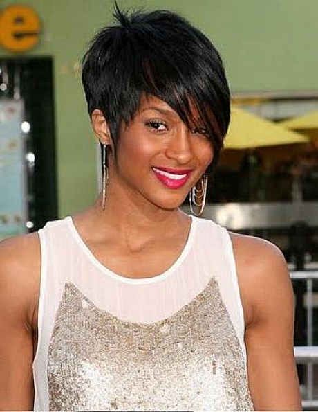 Black short hairstyles with weave