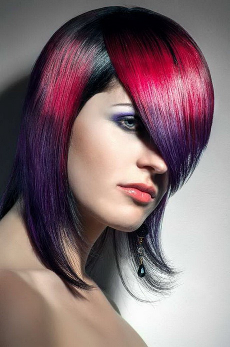 Color hair style color-hair-style-96