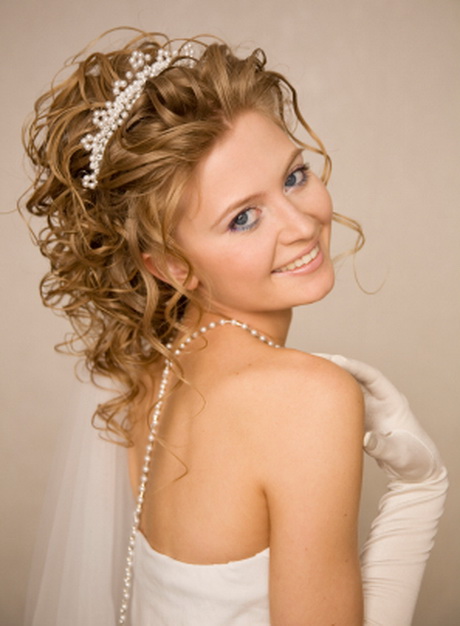Down curly wedding hairstyles