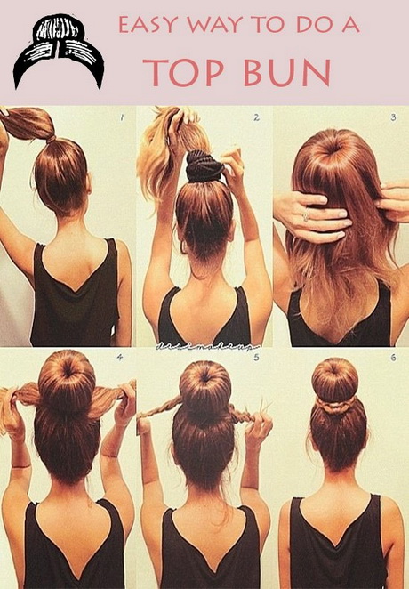 Easy bun hairstyles for long hair easy-bun-hairstyles-for-long-hair-37-12