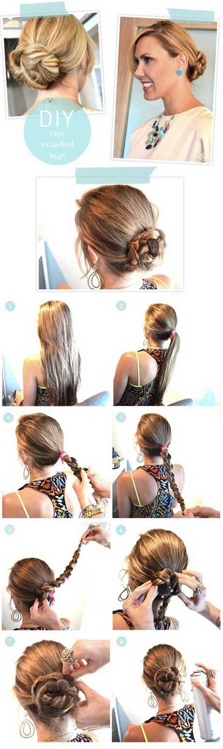 Easy bun hairstyles for long hair easy-bun-hairstyles-for-long-hair-37-9