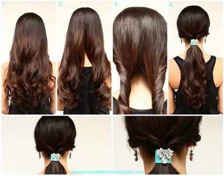 Easy hairstyles at home