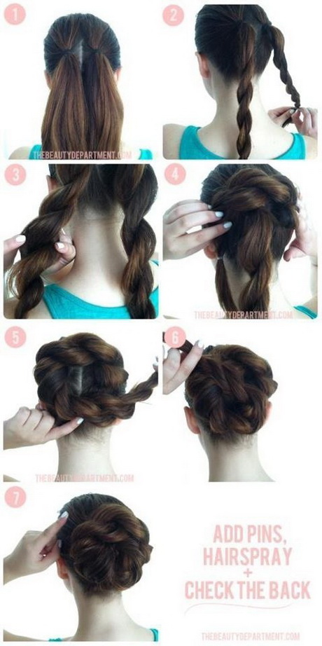 Easy step by step prom hairstyles