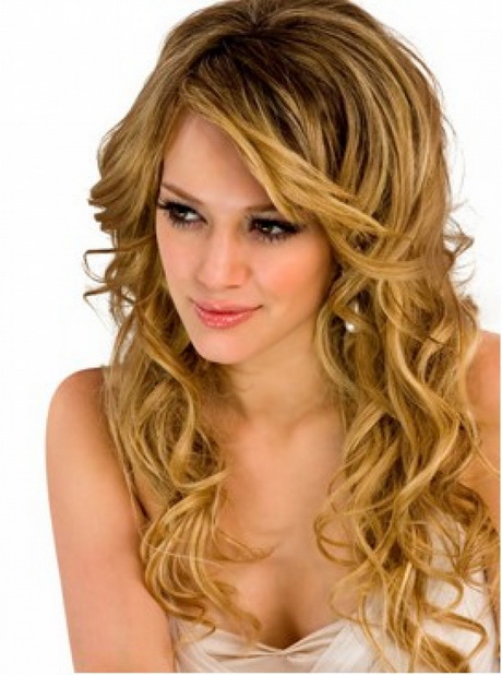 Hairstyles for curly long hair
