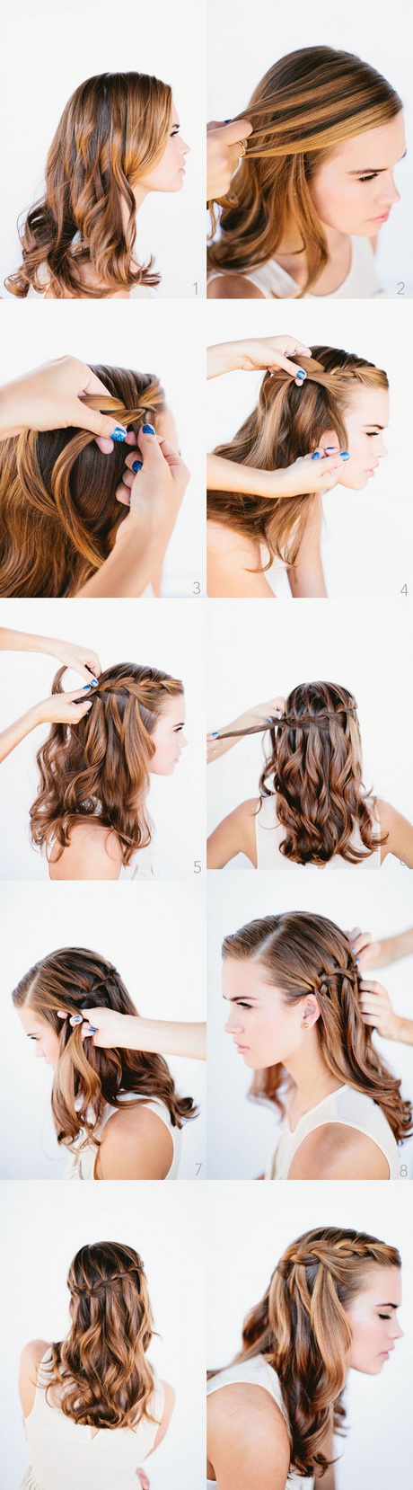 Hairstyles for long hair step by step