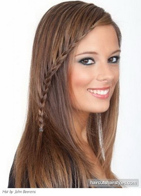 Hairstyles for straight long hair