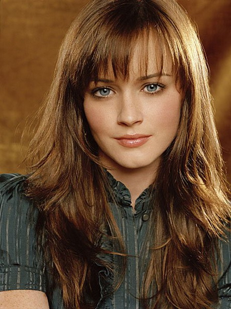 Hairstyles with bangs 2015