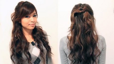 Holiday hairstyles for long hair