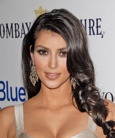 Kim kardashian curly hairstyles