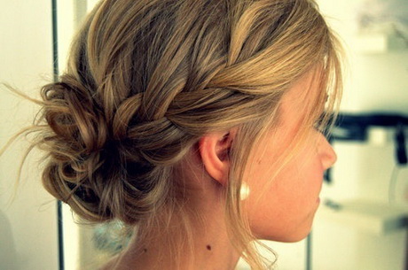 Messy updo prom hairstyles