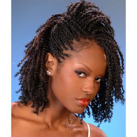 Natural twist hairstyles for black women
