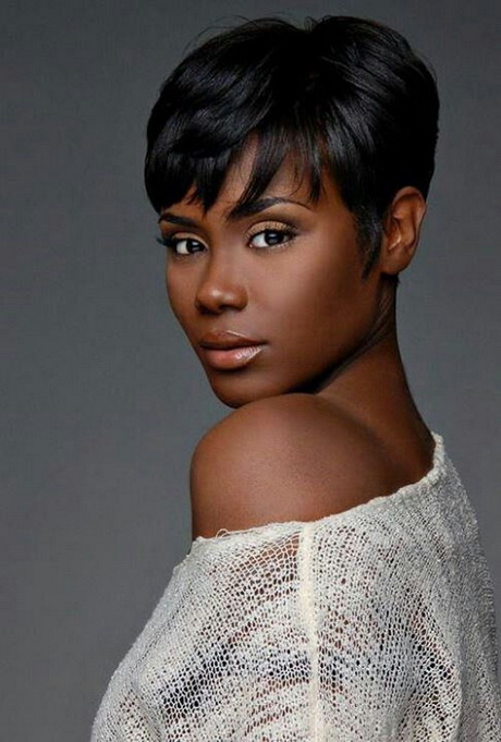 Photos of short haircuts for black women