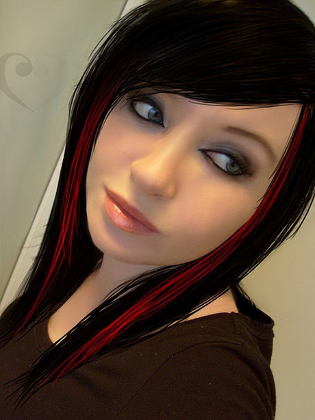 Red and black hairstyles red-and-black-hairstyles-88_12