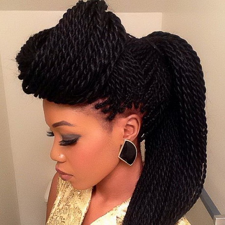 Senegalese twists styles