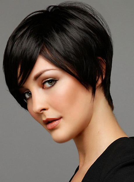 Short hair styles with bangs