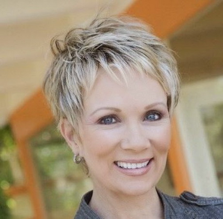 Short haircuts for over 60 women