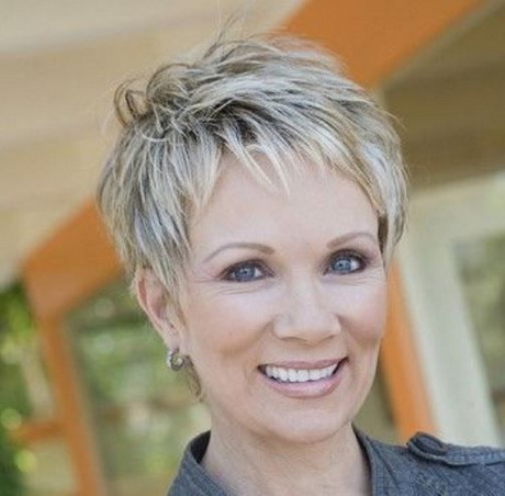 Short haircuts for women 50 and over
