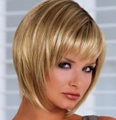 Short hairstyles with bangs and layers