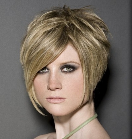 Short stacked haircuts for women
