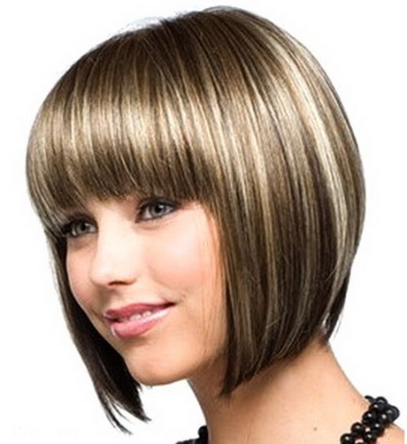 Straight short hairstyles for women