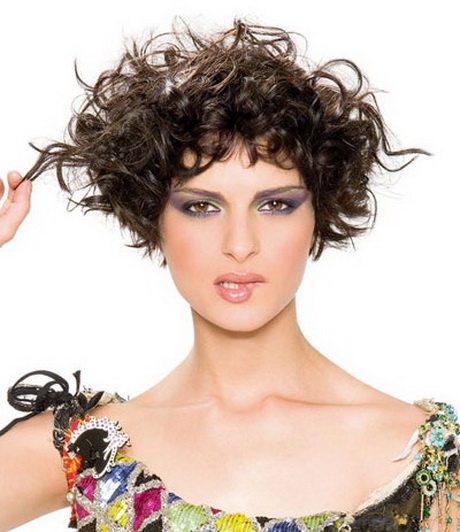 Styles for short curly hair