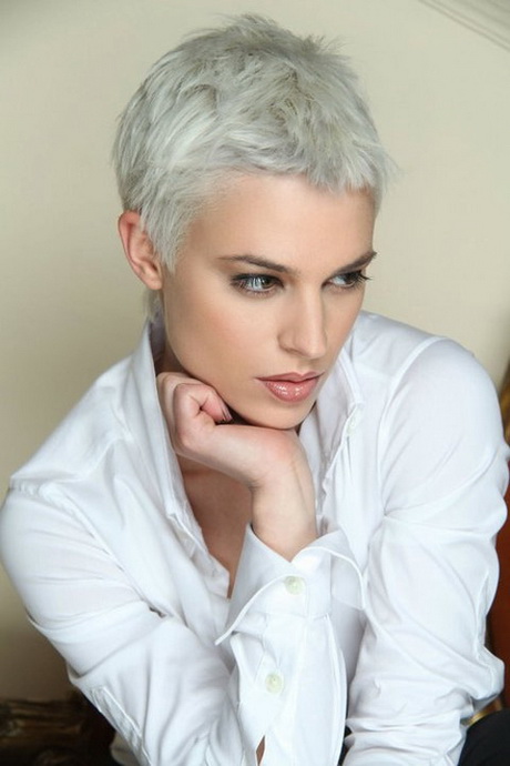 Very short cropped hairstyles for women
