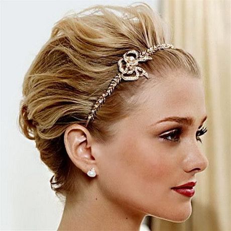 Wedding updo hairstyles for short hair