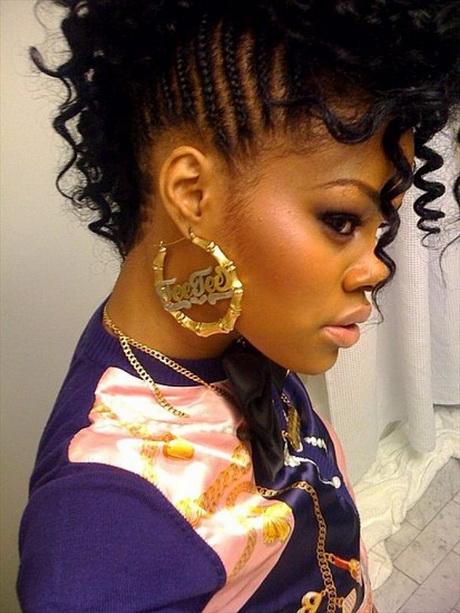 Braided mohawk hairstyles for girls
