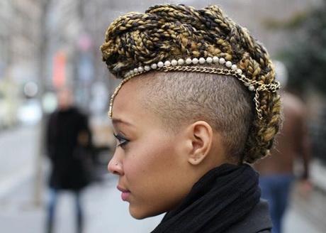 Braided mohawk hairstyles pictures