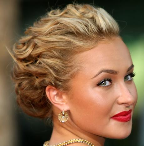 Formal hairstyles for short curly hair