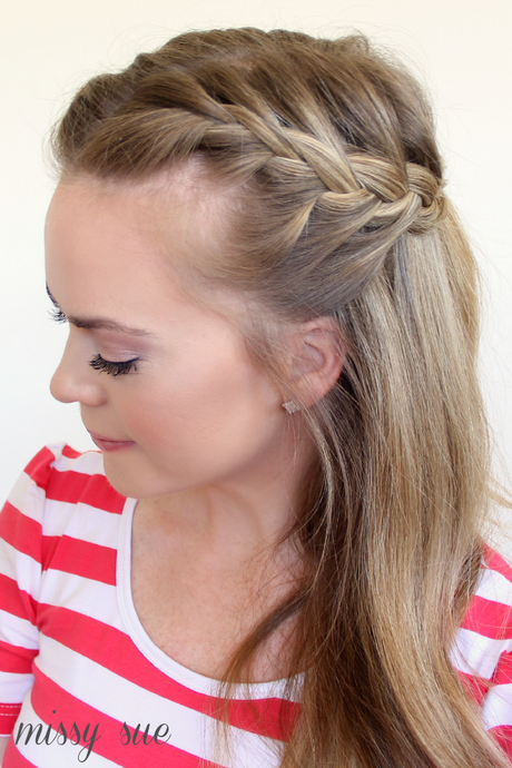 French braid to the side
