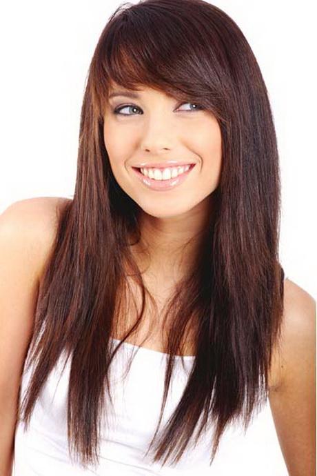 Haircuts for long hair with bangs and layers