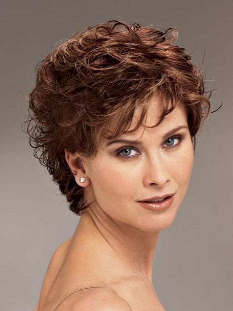 Hairstyles for short curly hair women