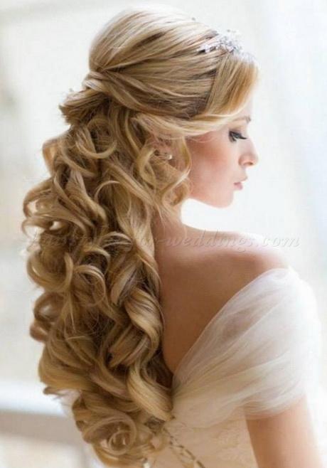 Half up hairstyles for wedding