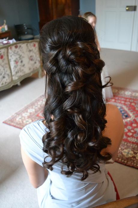 Half up wedding hair