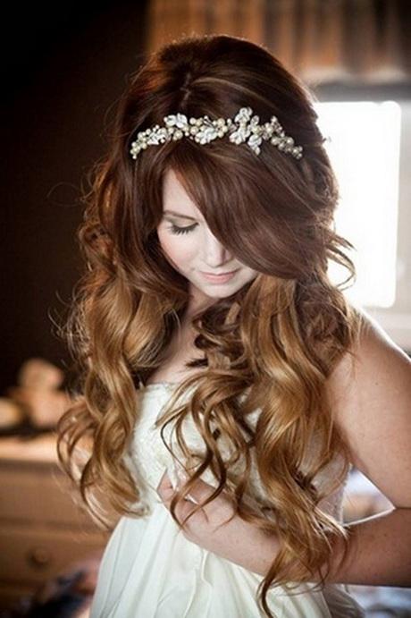 Long bridal hairstyles