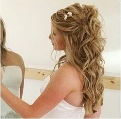 Long hair wedding styles