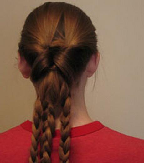 Rope braid hairstyle
