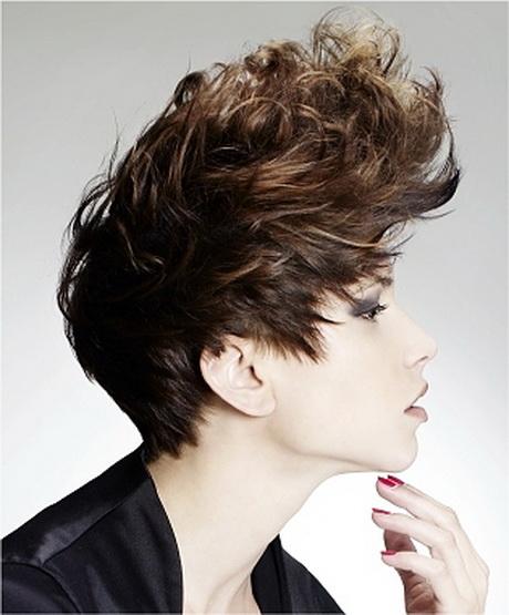 Short curly punk hairstyles