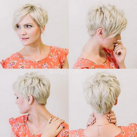Short hair styles for women over 50 with glasses