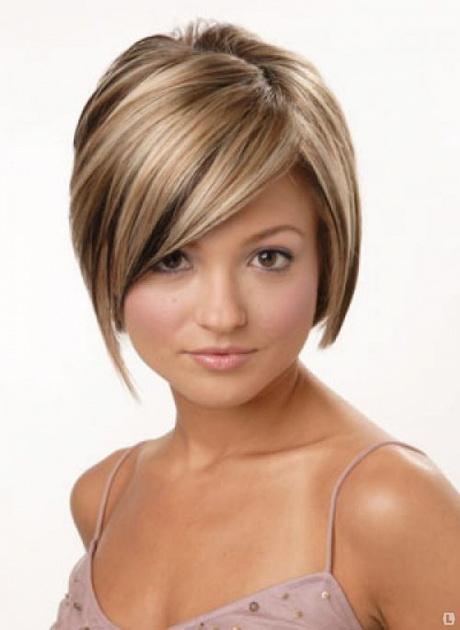 Short hair styles for women with round faces