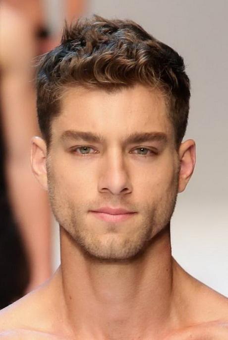 Short hairstyles for men with curly hair