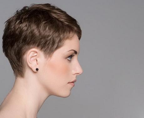 Side and back view of pixie haircuts