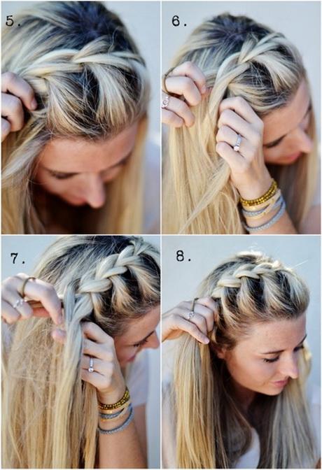 Side french braid hairstyles