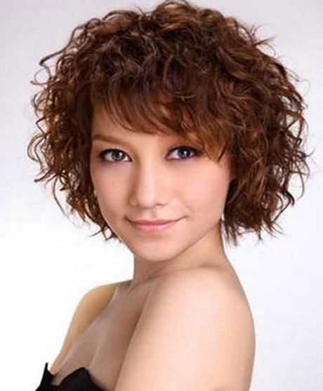 Thick curly short hairstyles
