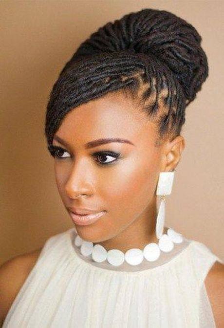 Updo braided hairstyles for black women