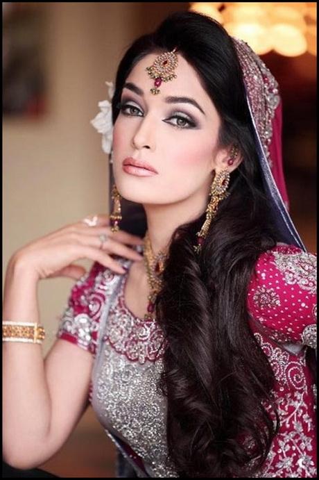Bridal hairstyle pakistani