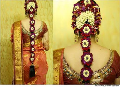 Bridal hairstyles for indian wedding