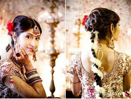 Bridal hairstyles indian wedding